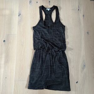 James Perse charcoal racerback tank dress